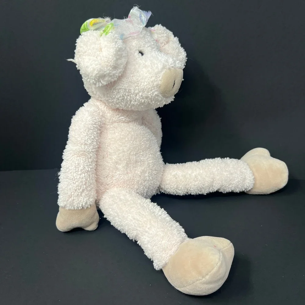Jellycat Slackajack Pink Piglet‎ Plush Large Pink Retired Vtg Early 2000s JC1056
